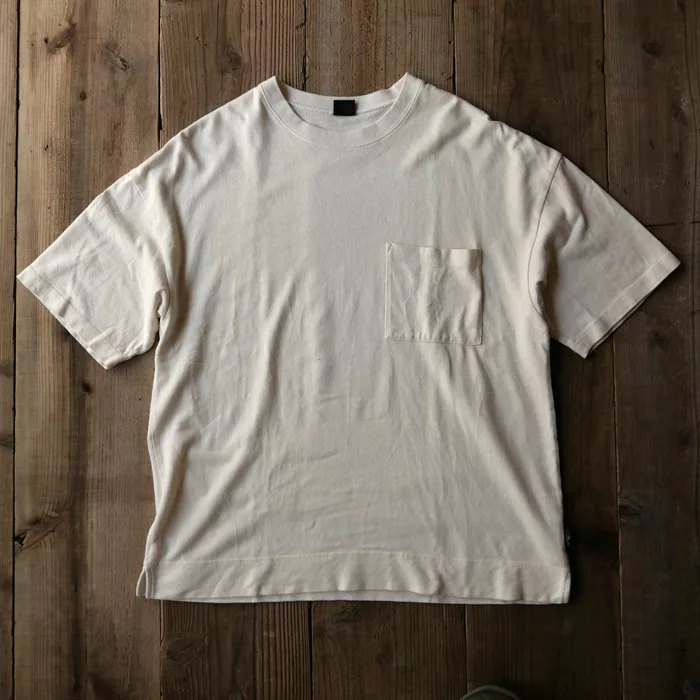 GOEHMP (ゴーヘンプ) 10oz JERSEY WIDE SLIT TEE サイズ：L カラー：ナチュラル