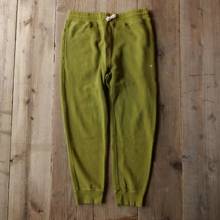 GOEHMP (ゴーヘンプ) SLIM RIB SWEAT PANTS サイズ：L カラー：シダーグリーン