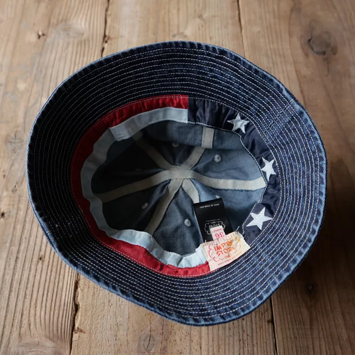 IMPRESTORE (インプレストア) Denim Utility hat Stars&Stripe カラー : ワンウォッシュ