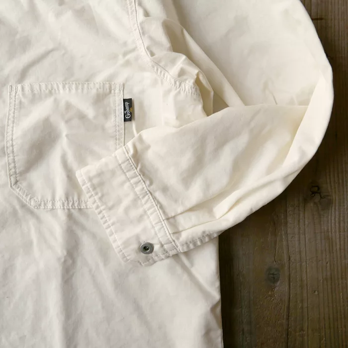 GOEHMP (ゴーヘンプ) WEATHER PLEATS WORK SHIRTS サイズ：L カラー：ナチュラル