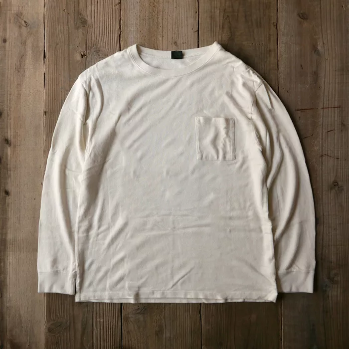 GOEHMP (ゴーヘンプ) 10oz JERSEY LOW POCKET TEE サイズ：L カラー：ナチュラル