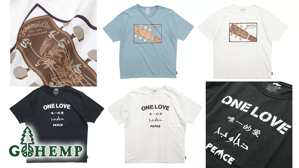 GOHEMP2025新作のプリントTシャツ