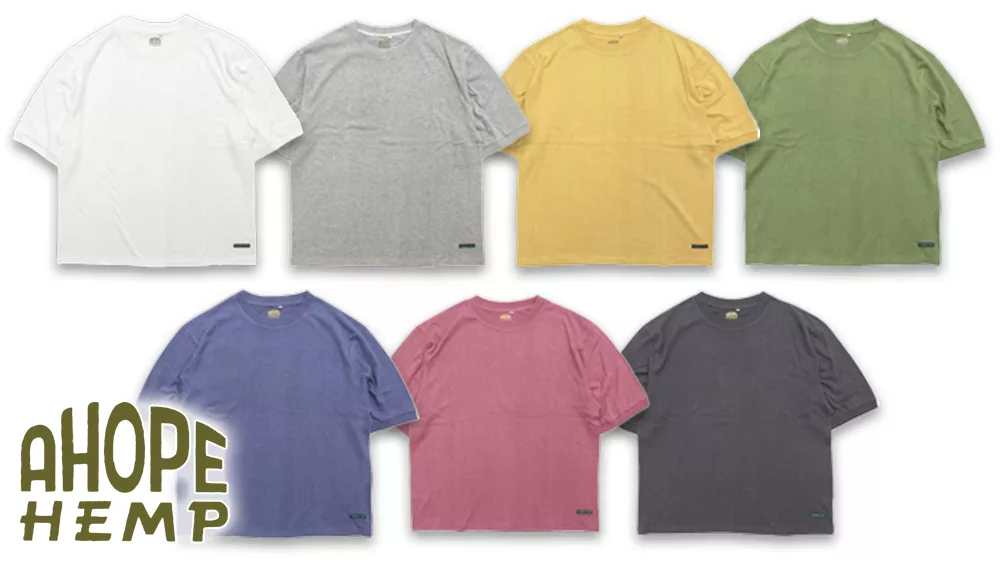 A HOPE HEMP Trim Big Tシャツ