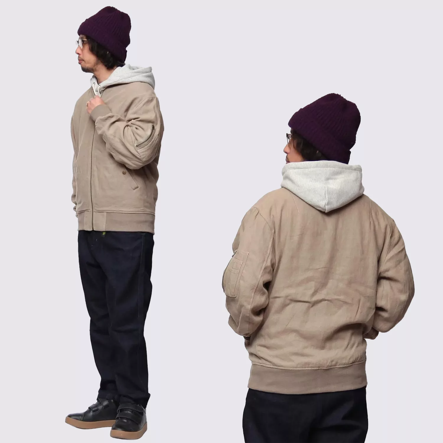 A HOPE HEMP アホープヘンプ|Twill MA-1 JKTを使ったコーディネート例