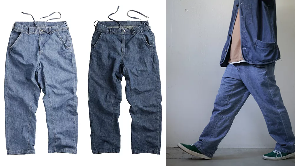 レミーラ クロスデニムパンツ