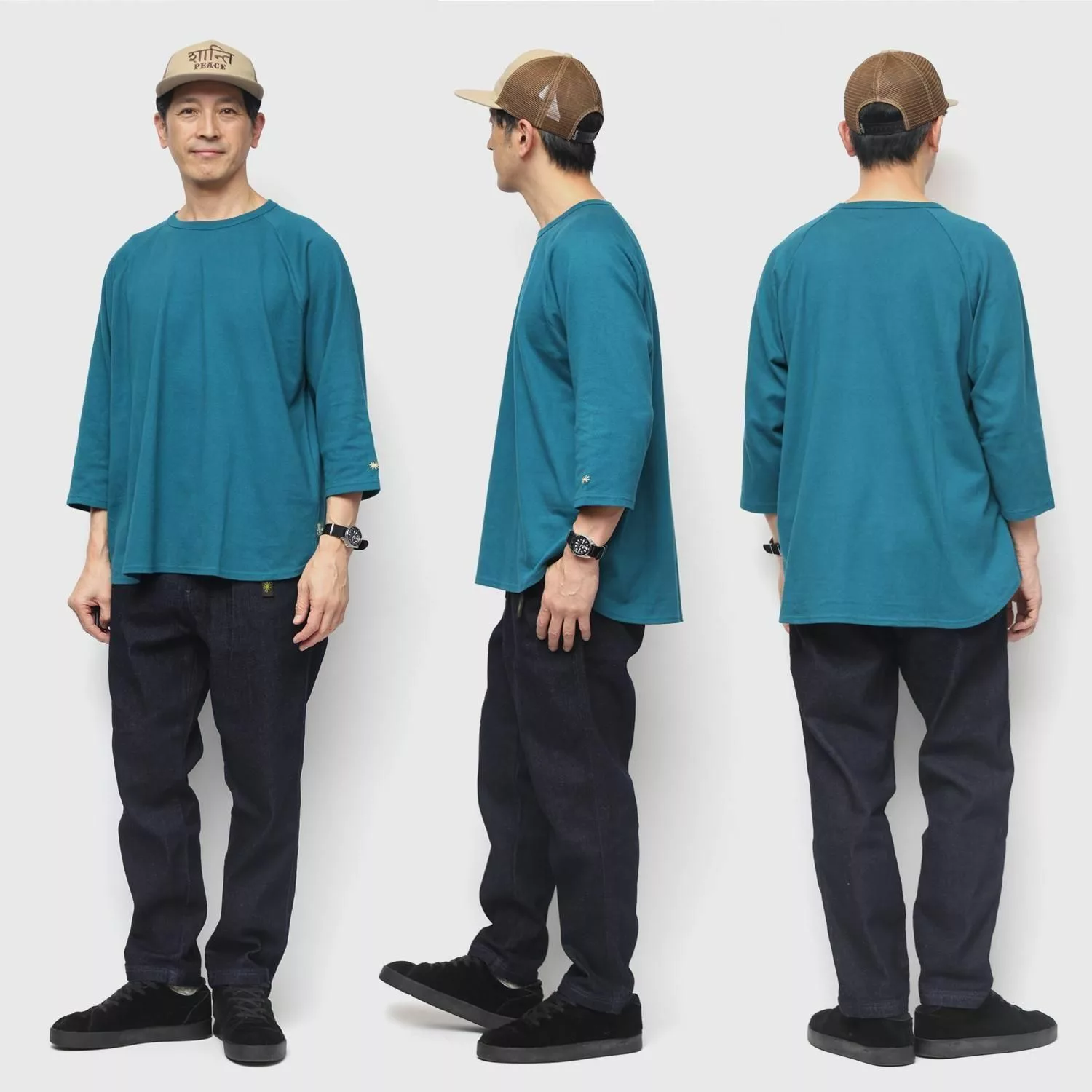 GOHEMP ゴーヘンプ|WIDE BASEBALL TEE 10oz JERSEY 26AWを使ったコーディネート例